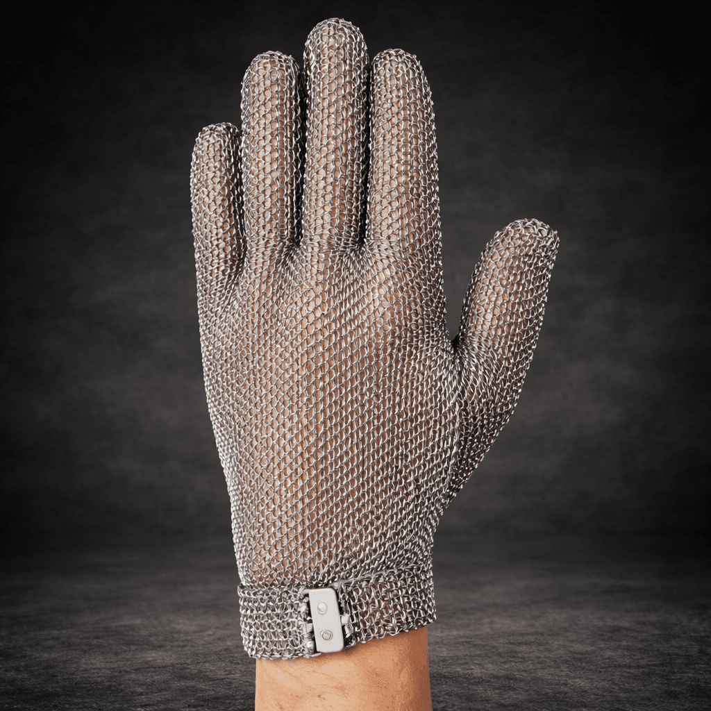 Hook Strap Stainless Steel Gloves